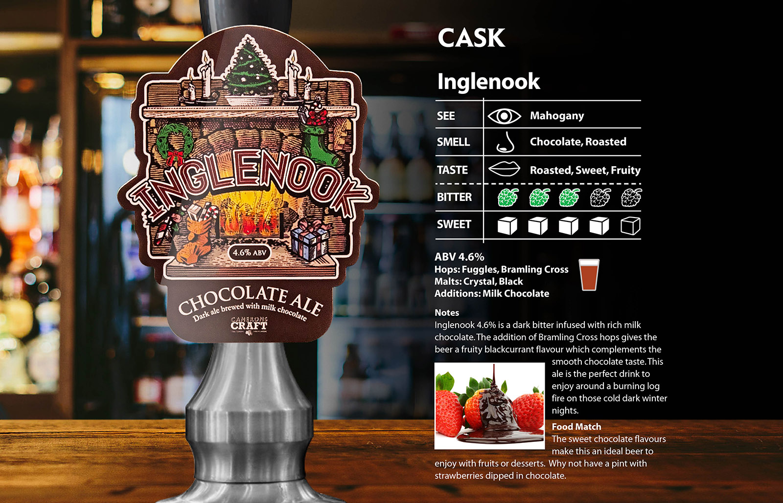 Inglenook Cask - cask - camerons brewery