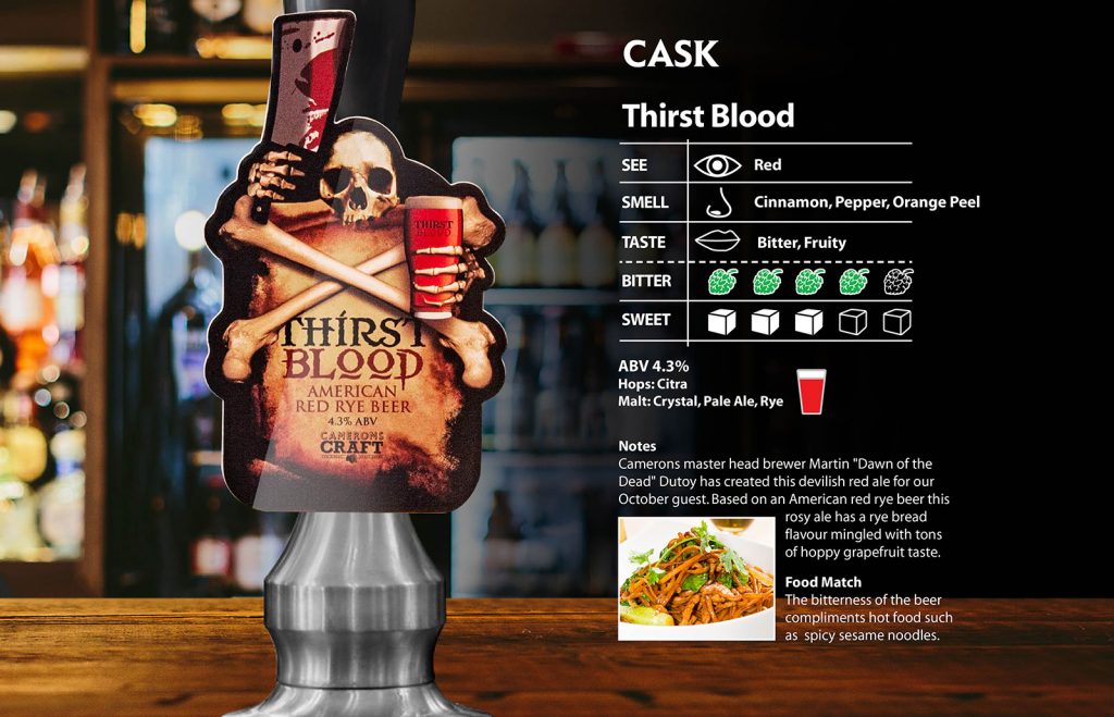 Thirst Blood - cask - camerons brewery