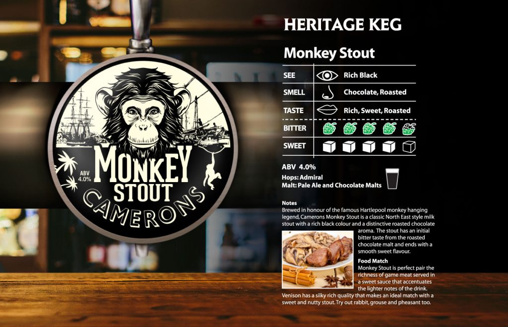 monkey Stout Heritage Keg