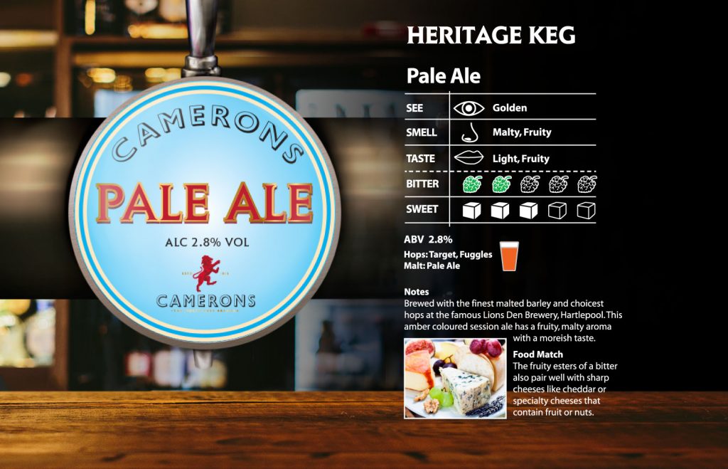 Camerons Pale Ale Heritage Keg