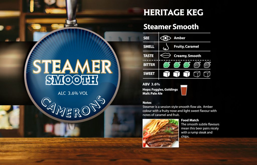 steamer smooth - camerons brewery