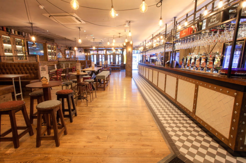 Inside the latest The Head of Steam Didsbury venue which opened in January.